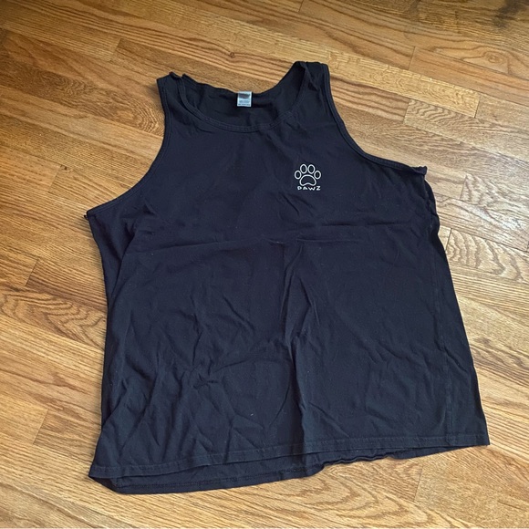Pawz Black Leopard Print Tank Top XXL - Picture 4 of 4